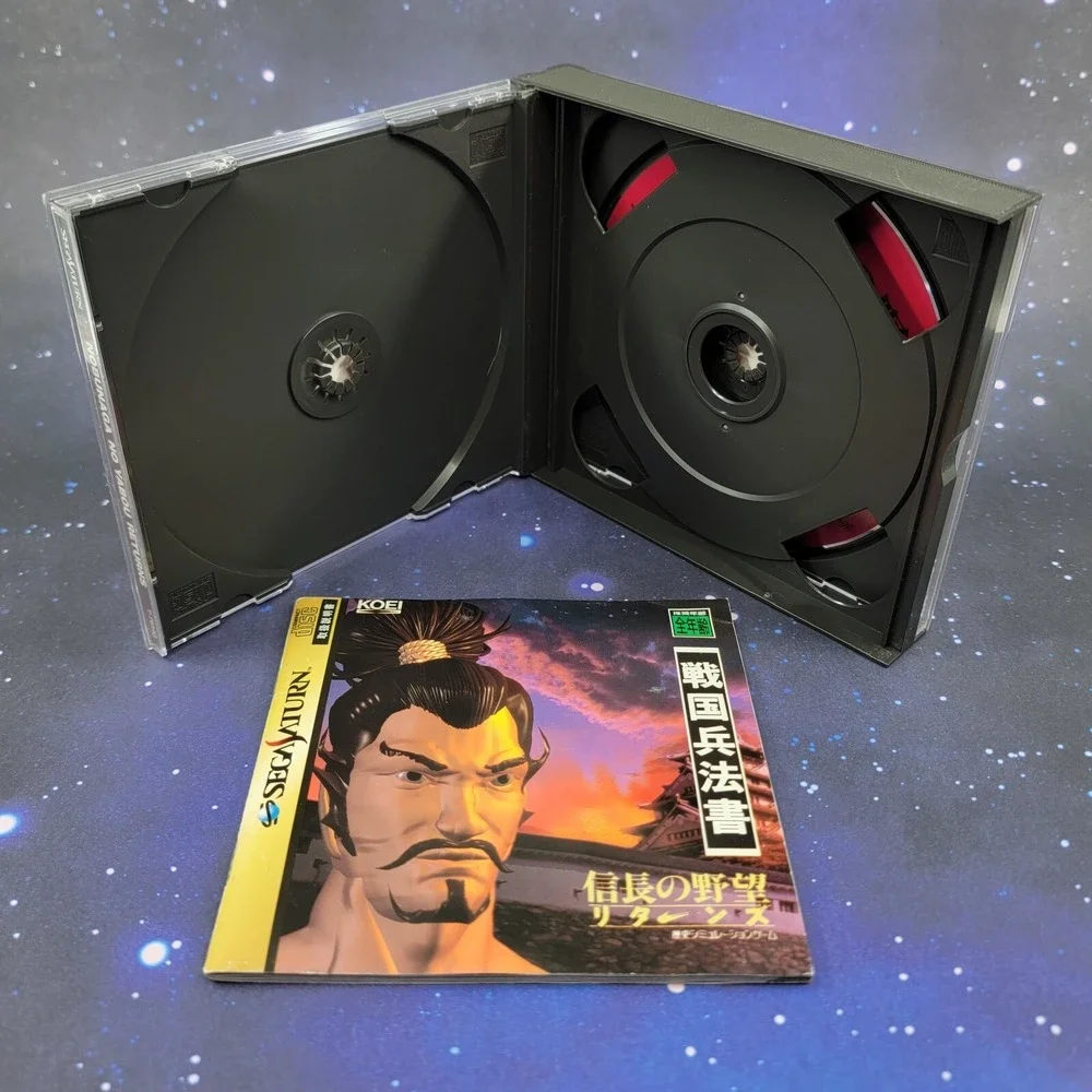 Nobunaga no Yabou Returns (Sega Saturn) JAPANESE Video Game w/ Manual 0623